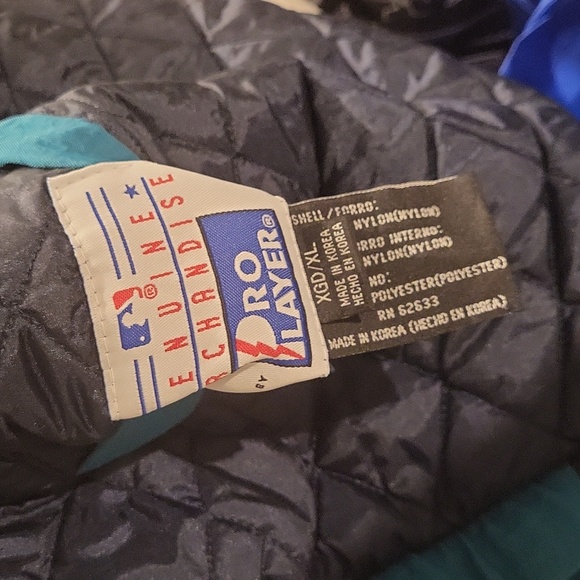 Vintage Seattle Mariners Reversible Jacket Size XL Pro Player Quilted - Picture 11 of 11